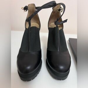 Heeled boots natural leather from Turkey